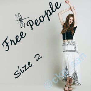 Rare Free People Sweet Escape Skirt Sz 2